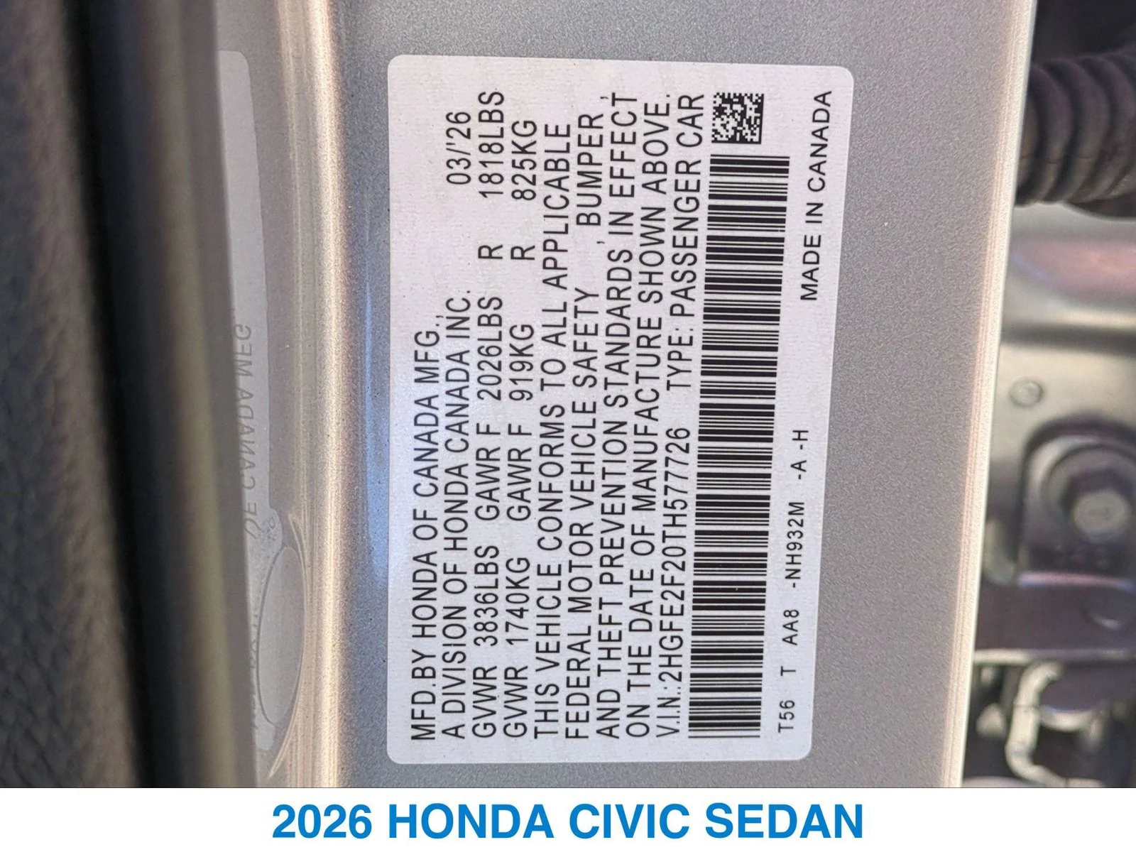 Certified Used 2026 Silver Honda LX image 26