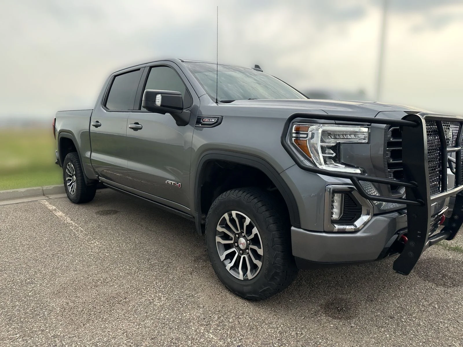 Used 2021 Gray GMC AT4 image 3