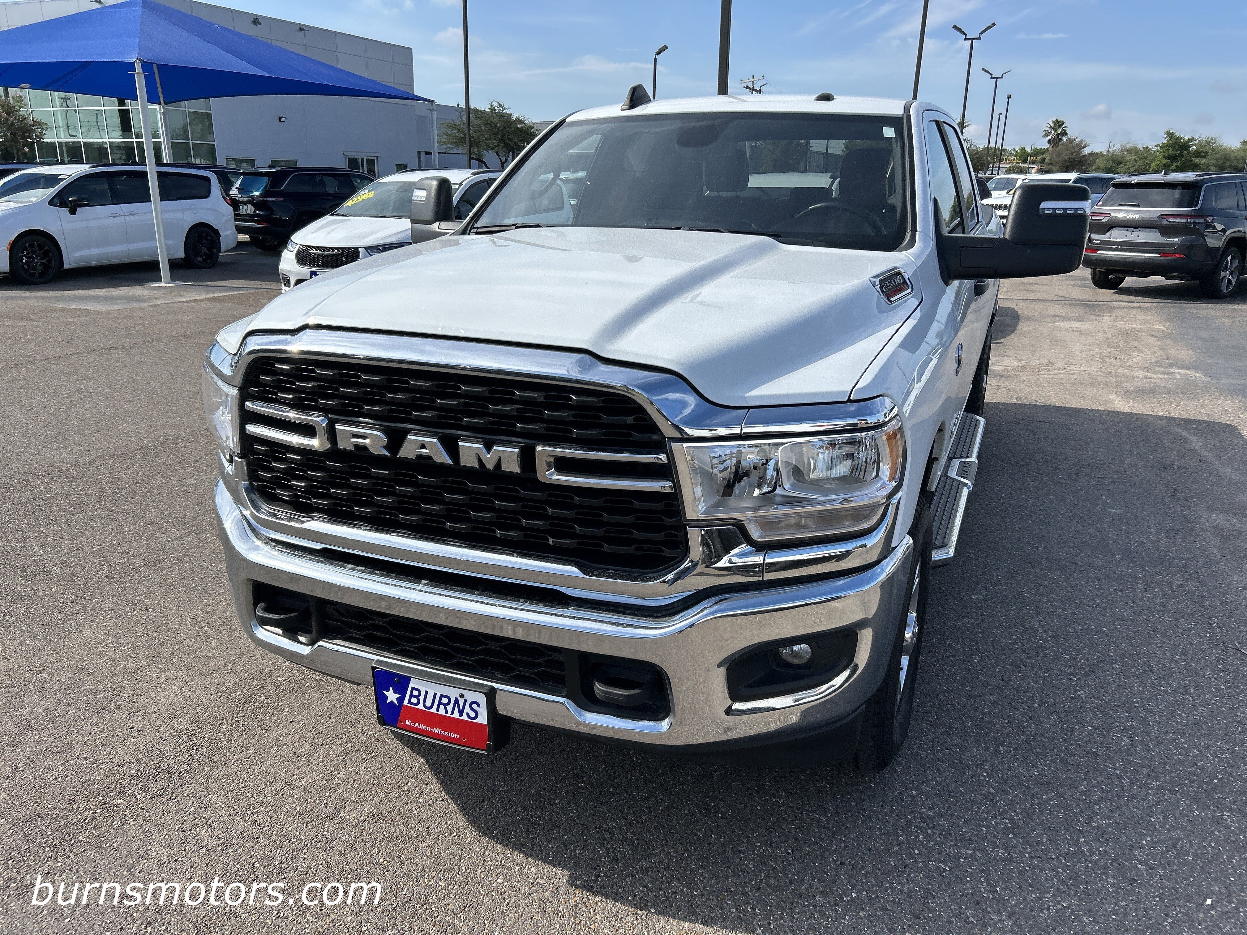 Used 2024 Bright White Ram Big Horn image 2