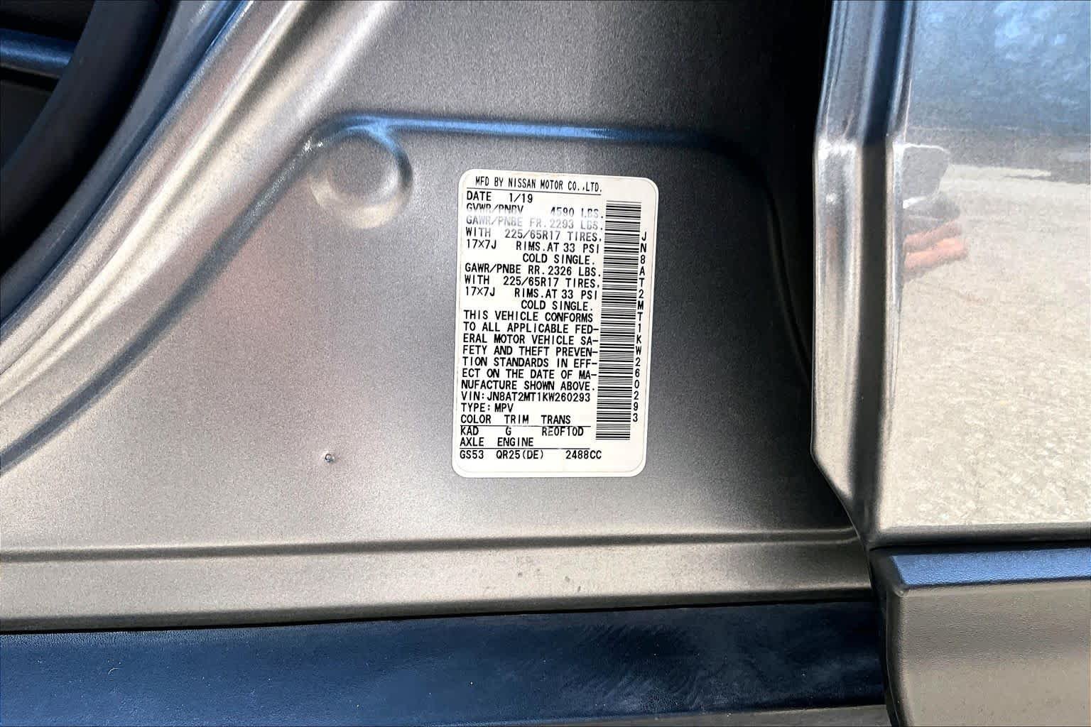 Used 2019 Gun Metallic Nissan SV image 34