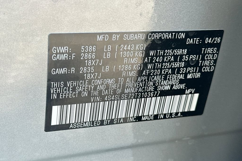 New 2026 RIVER ROCK PEARL Subaru Premium Hybrid image 37
