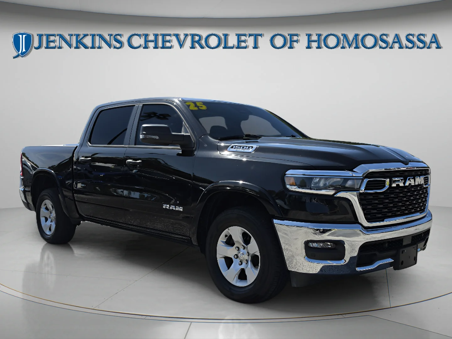 Used 2025 Diamond Black Crystal Pearlcoat Ram Big Horn image 12