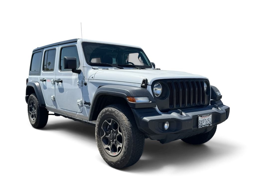 Used 2021 White Jeep Unlimited Sport S image 14