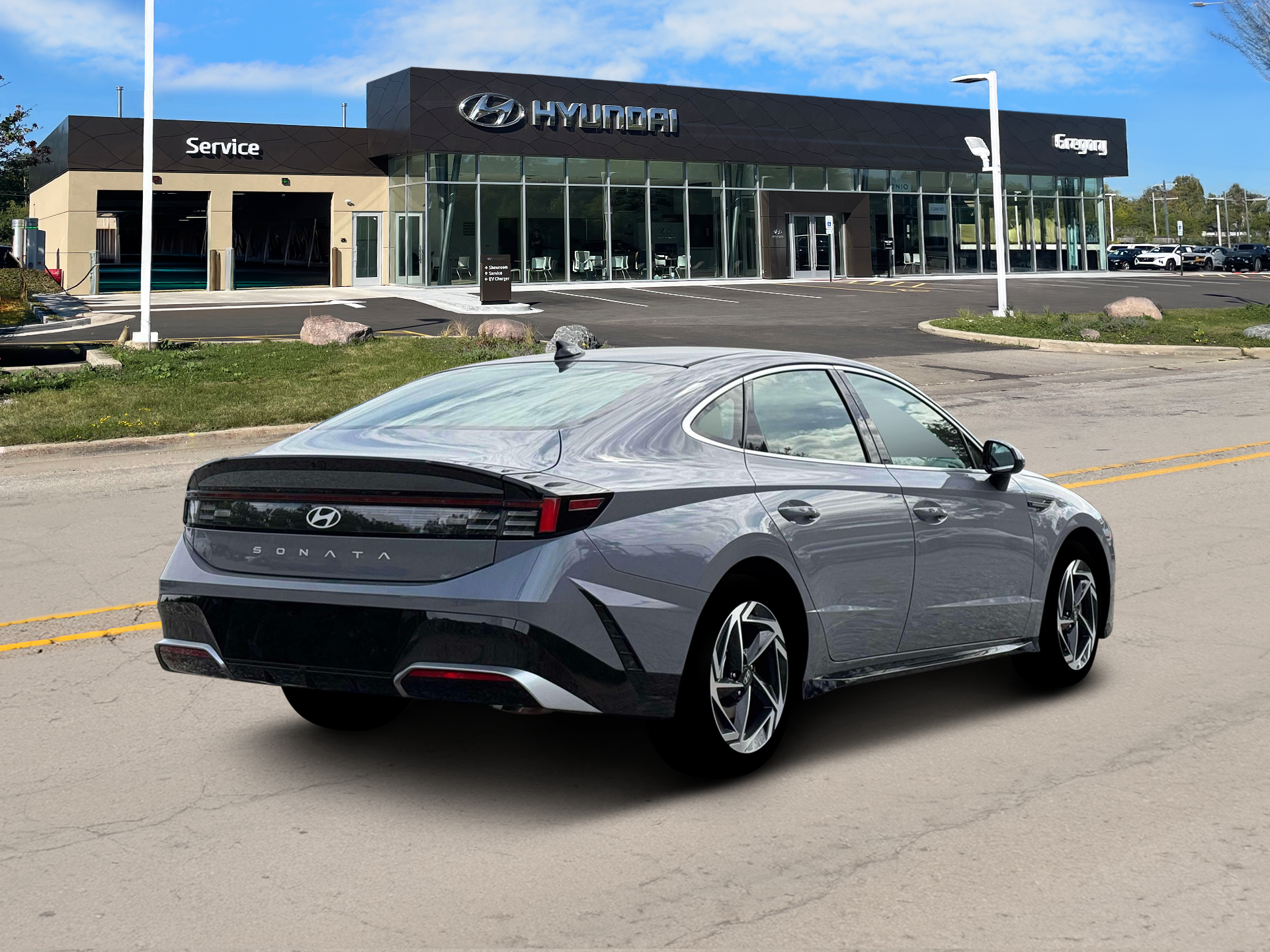 New 2026 Blue Hyundai SEL Sport image 7
