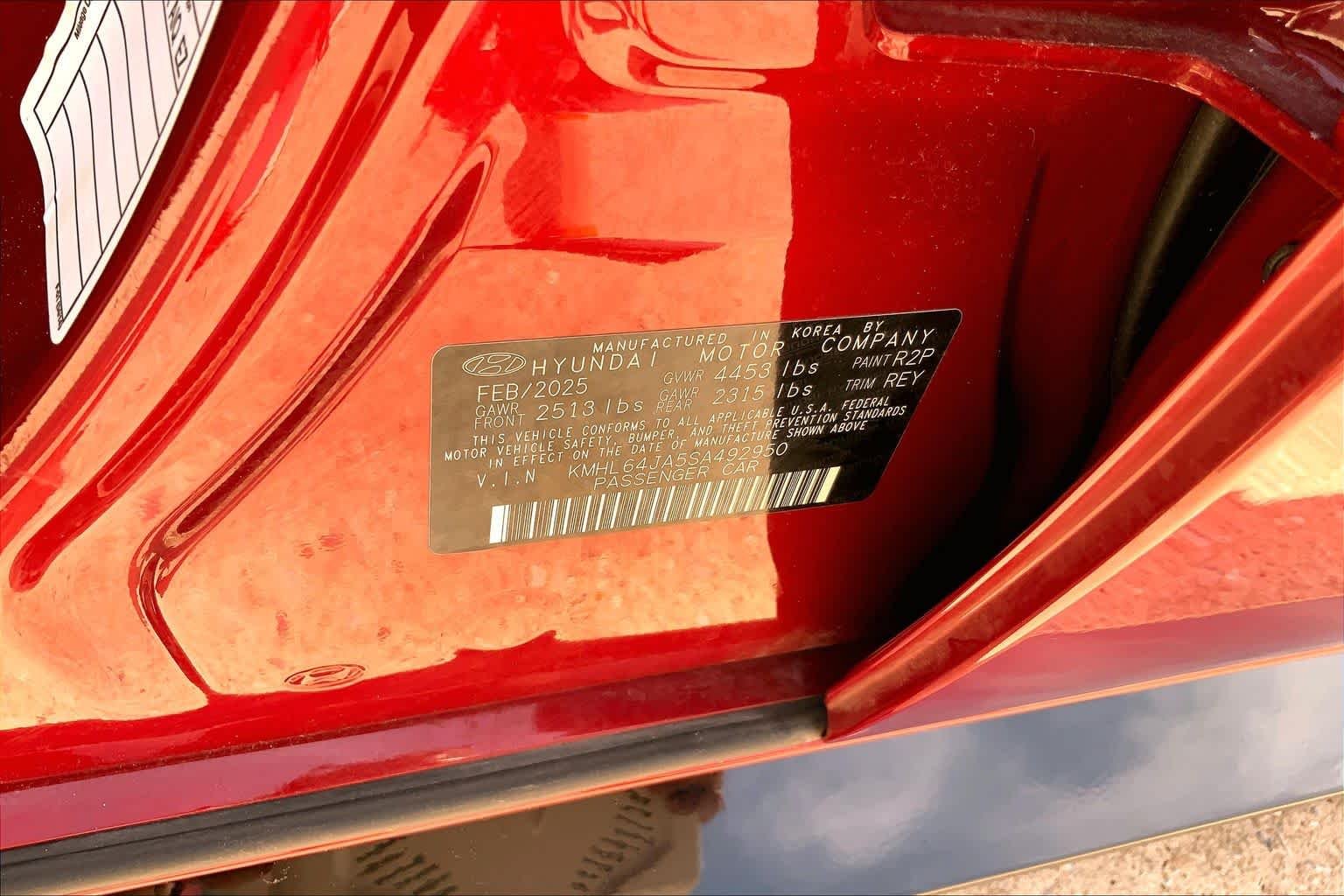 Used 2025 Ultimate red Hyundai SEL image 33