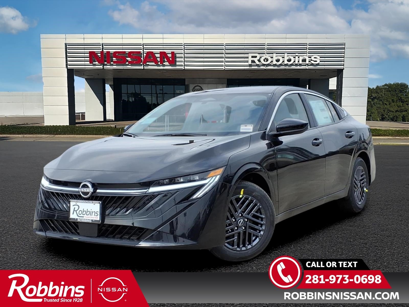 2026 Nissan Sentra SV Black at Robbins Nissan