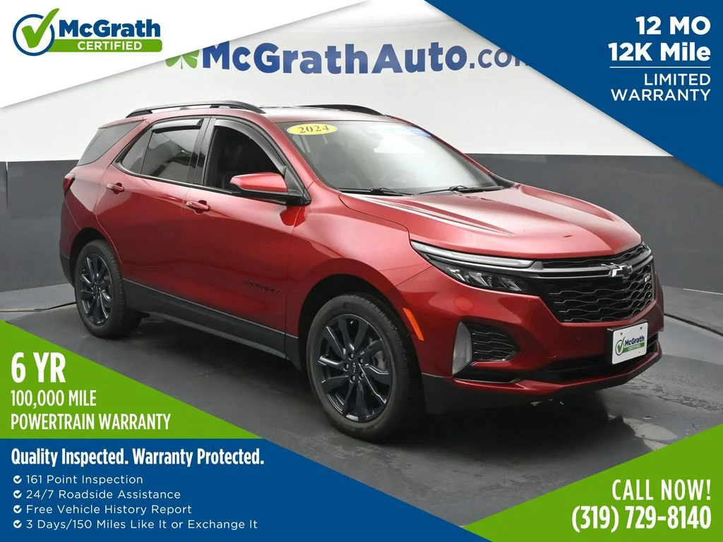 Certified Used 2024 Red Chevrolet RS image 1