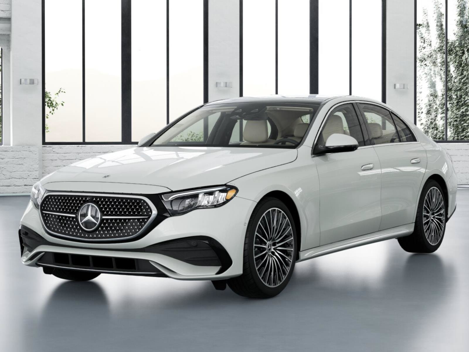 New 2026 MANUFAKTUR Moonlight White Metallic Mercedes-Benz E 350 image 1