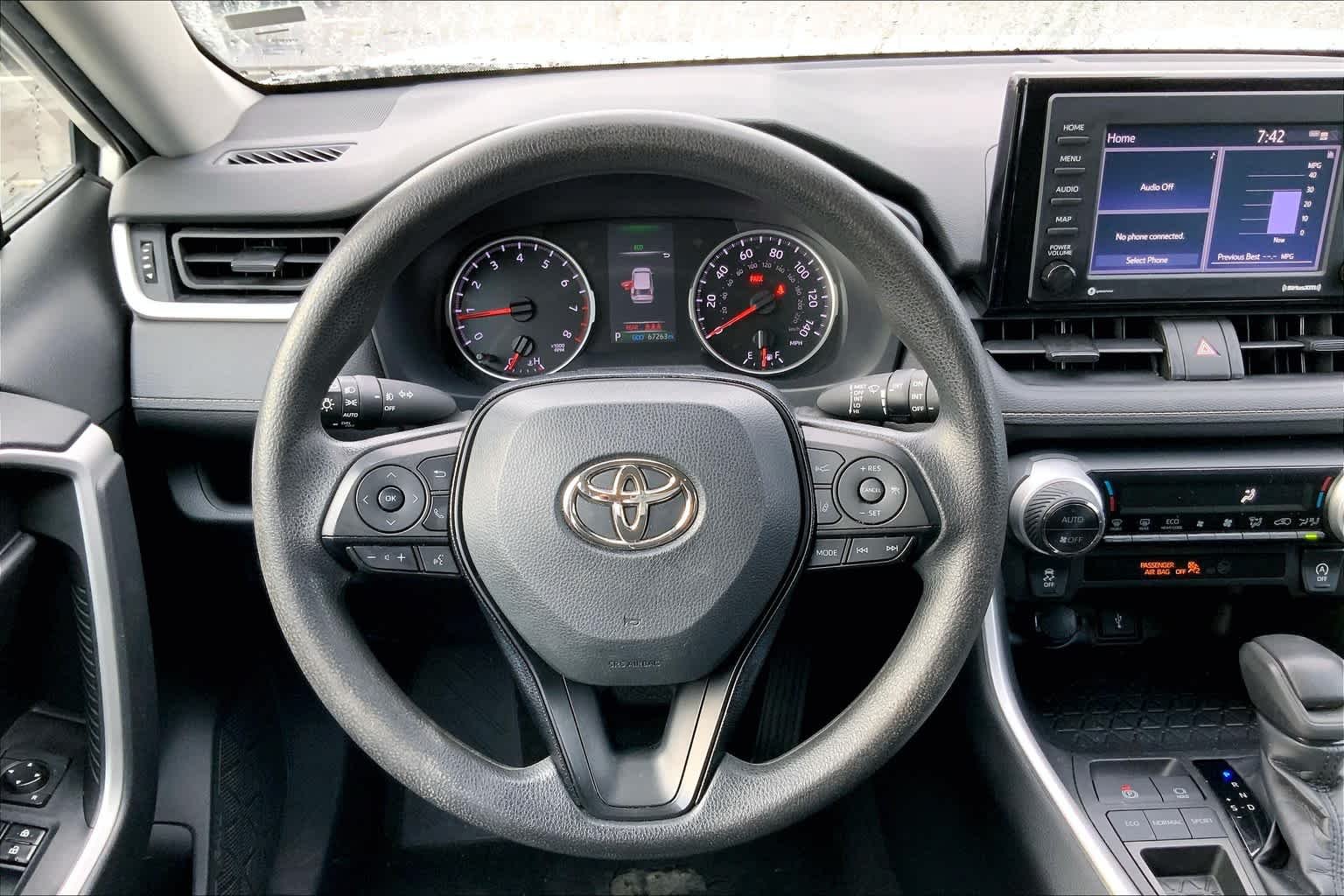 Used 2021 Super White Toyota XLE image 6