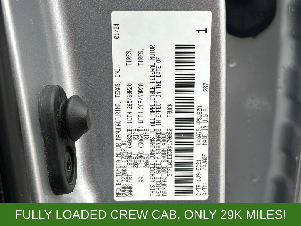 Used 2024 Silver Toyota SR5 image 10