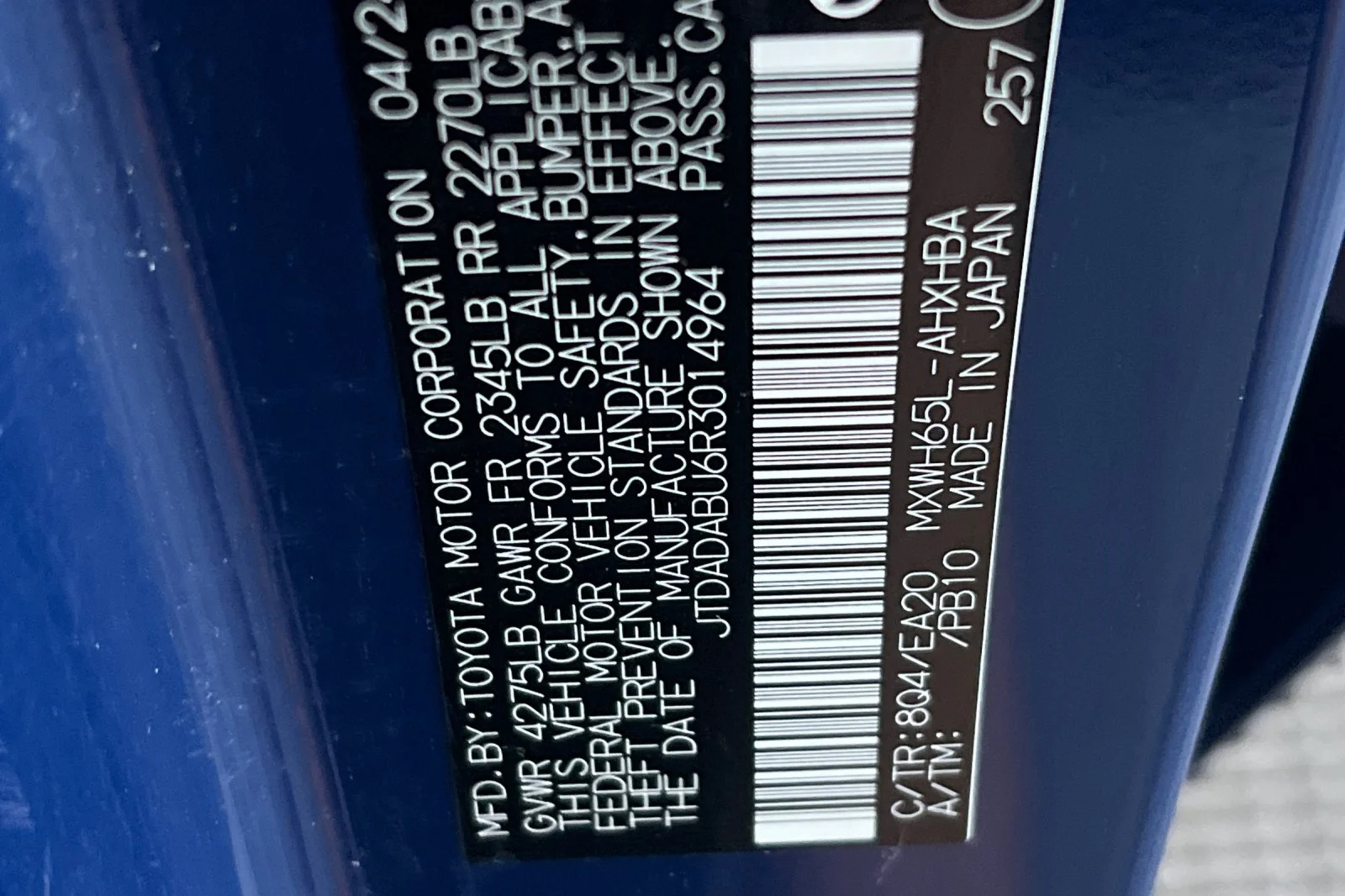 Certified Used 2024 Reservoir Blue Toyota Limited image 33