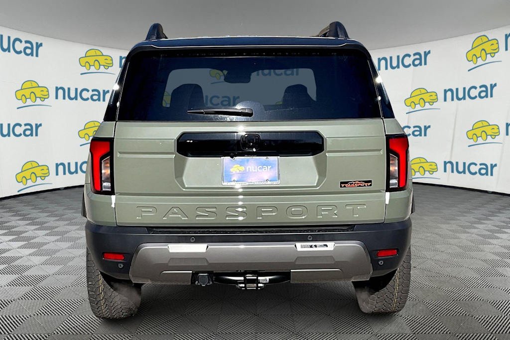 New 2027 Ash Green Metallic Honda TrailSport Elite Blackout image 6