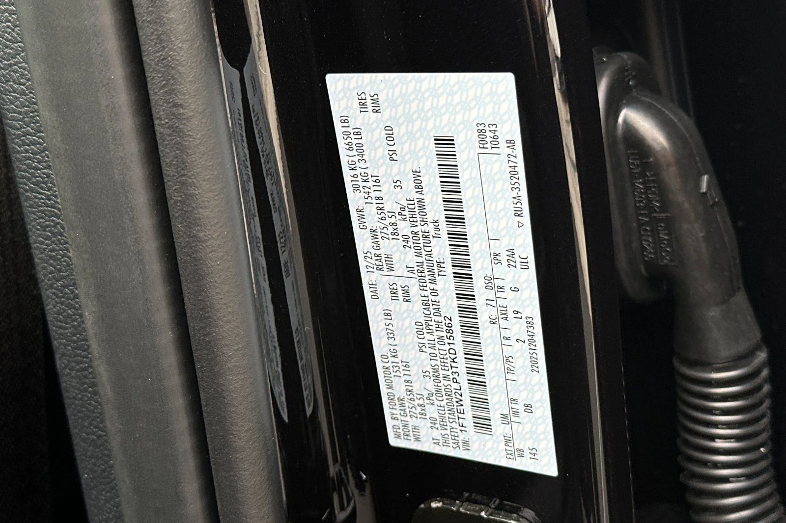 New 2026 Agate Black Metallic Ford STX® image 26