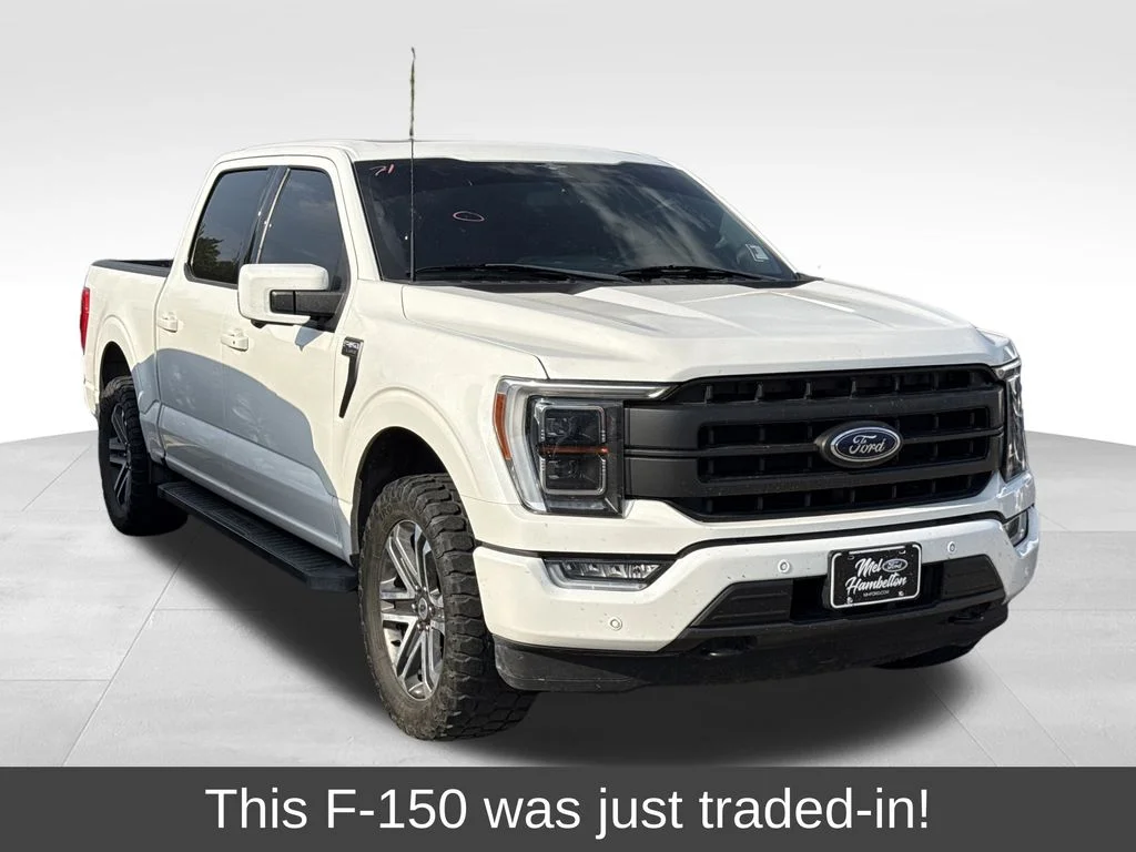 Certified Used 2023 Star White Ford Lariat image 1