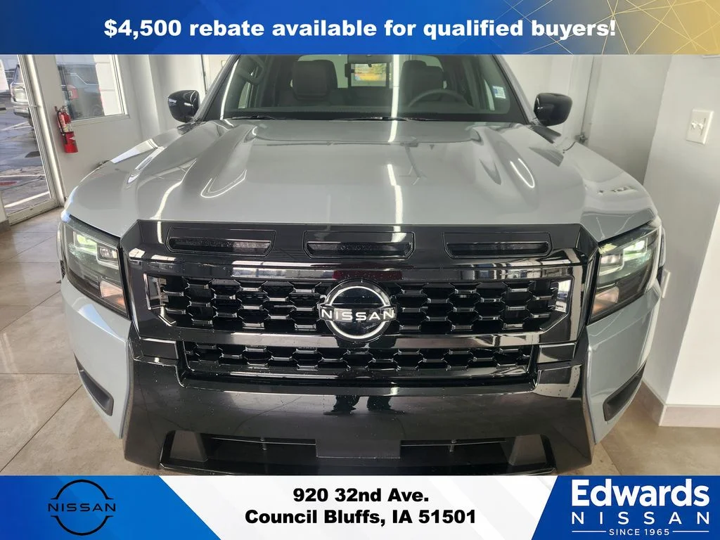 New 2026 Boulder Gray Pearl Nissan Crew Cab SV image 3