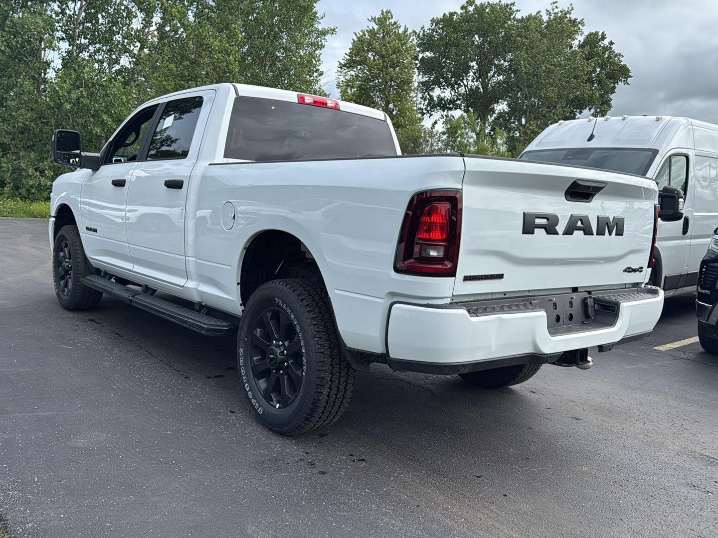 Used 2025 Bright White Clearcoat Ram Big Horn image 10