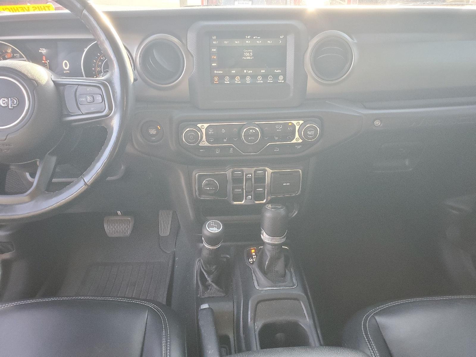Used 2021 Granite Crystal Metallic Clearcoat Jeep Unlimited Sport S image 14