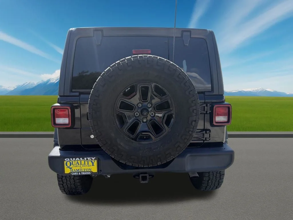 Used 2020 Black Jeep Unlimited Sport S image 4