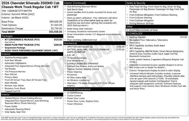 2026 Chevrolet Silverado 3500HD