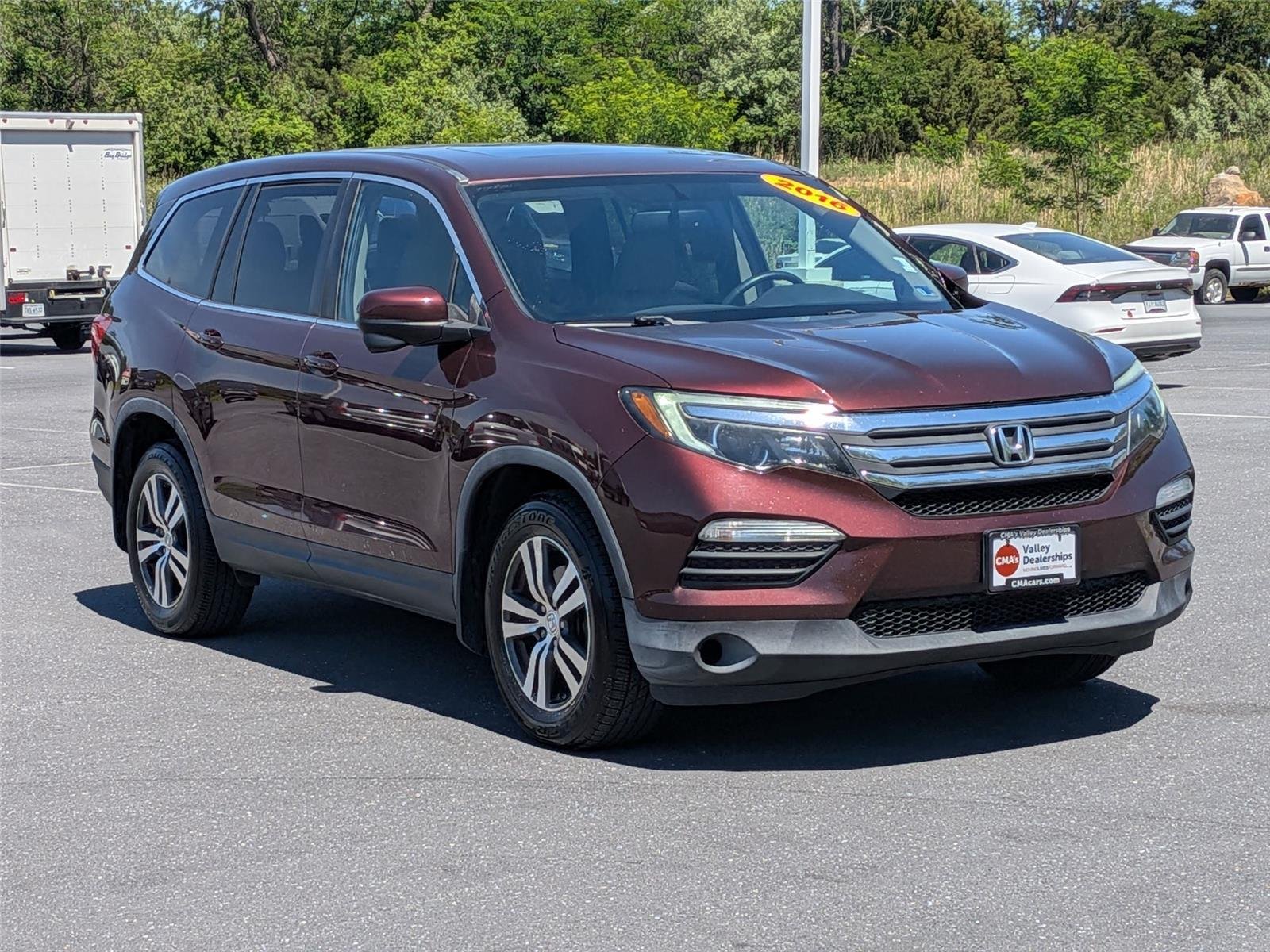 Certified Used 2016 Dark Cherry Pearl Honda EX-L image 4
