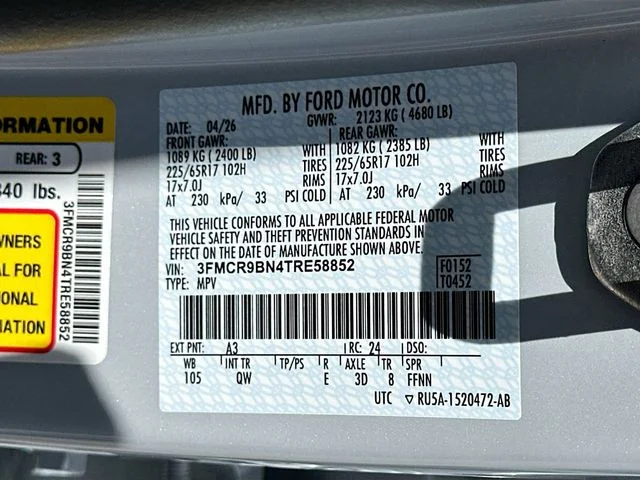 New 2026 White Metallic Ford Big Bend image 20