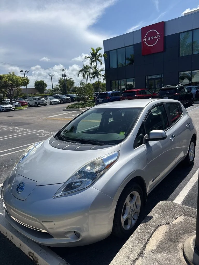 Used 2013 Nissan LEAF SV with VIN 1N4AZ0CP5DC403307 for sale in Delray Beach, FL