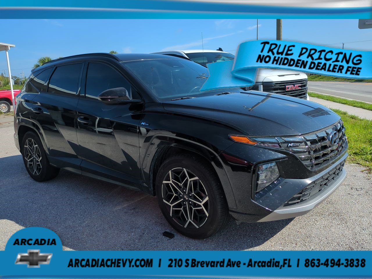 Used 2022 Phantom Black Hyundai N Line image 1