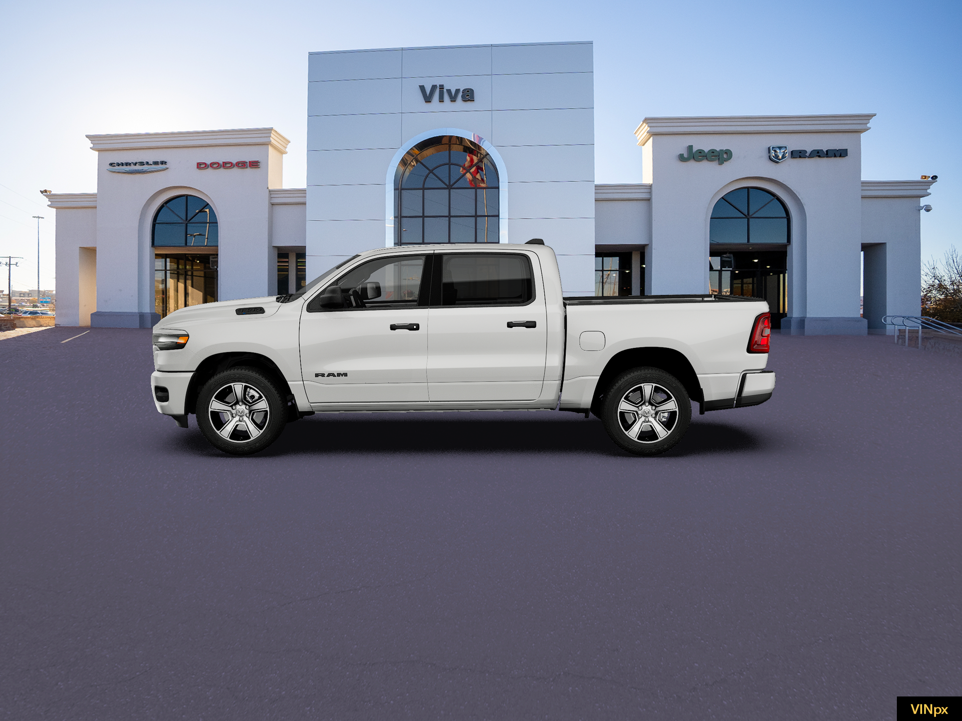 New 2027 Bright White Clear-Coat Exterior Paint RAM Express image 3