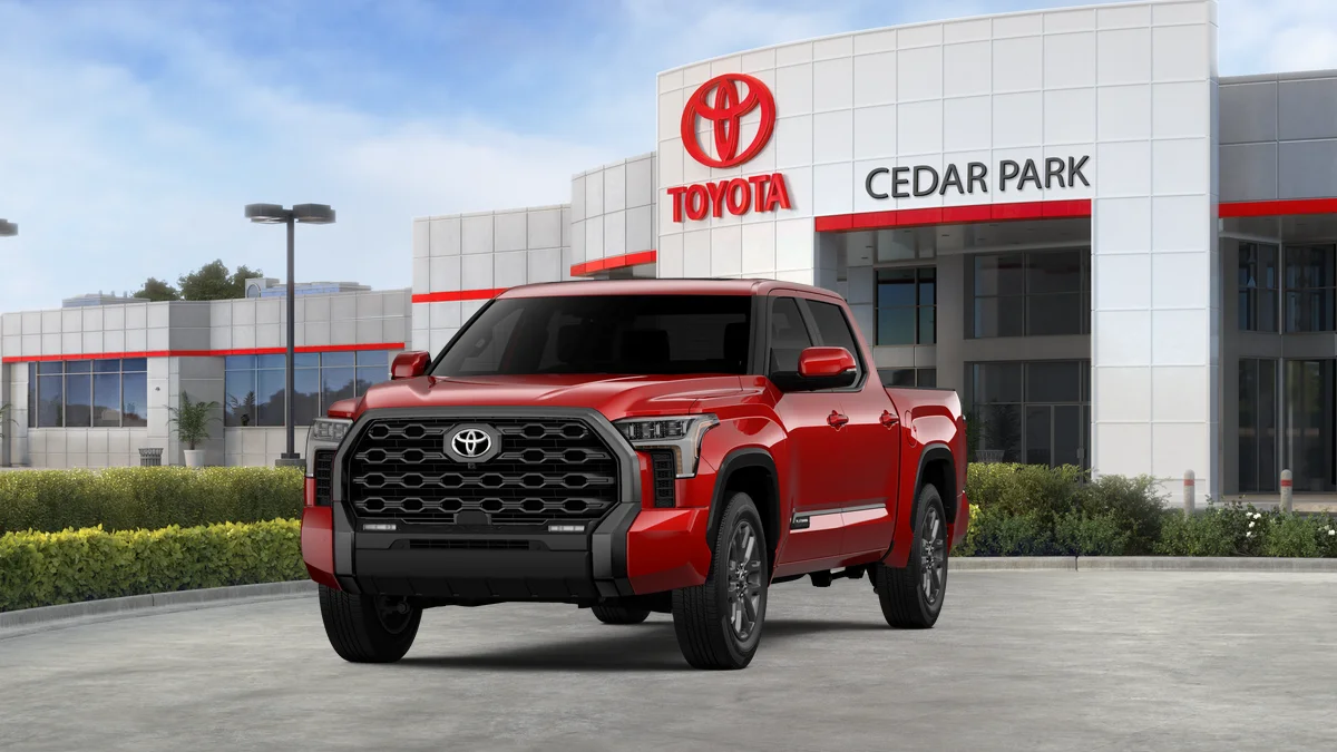 New 2026 Supersonic Red Toyota Platinum image 17