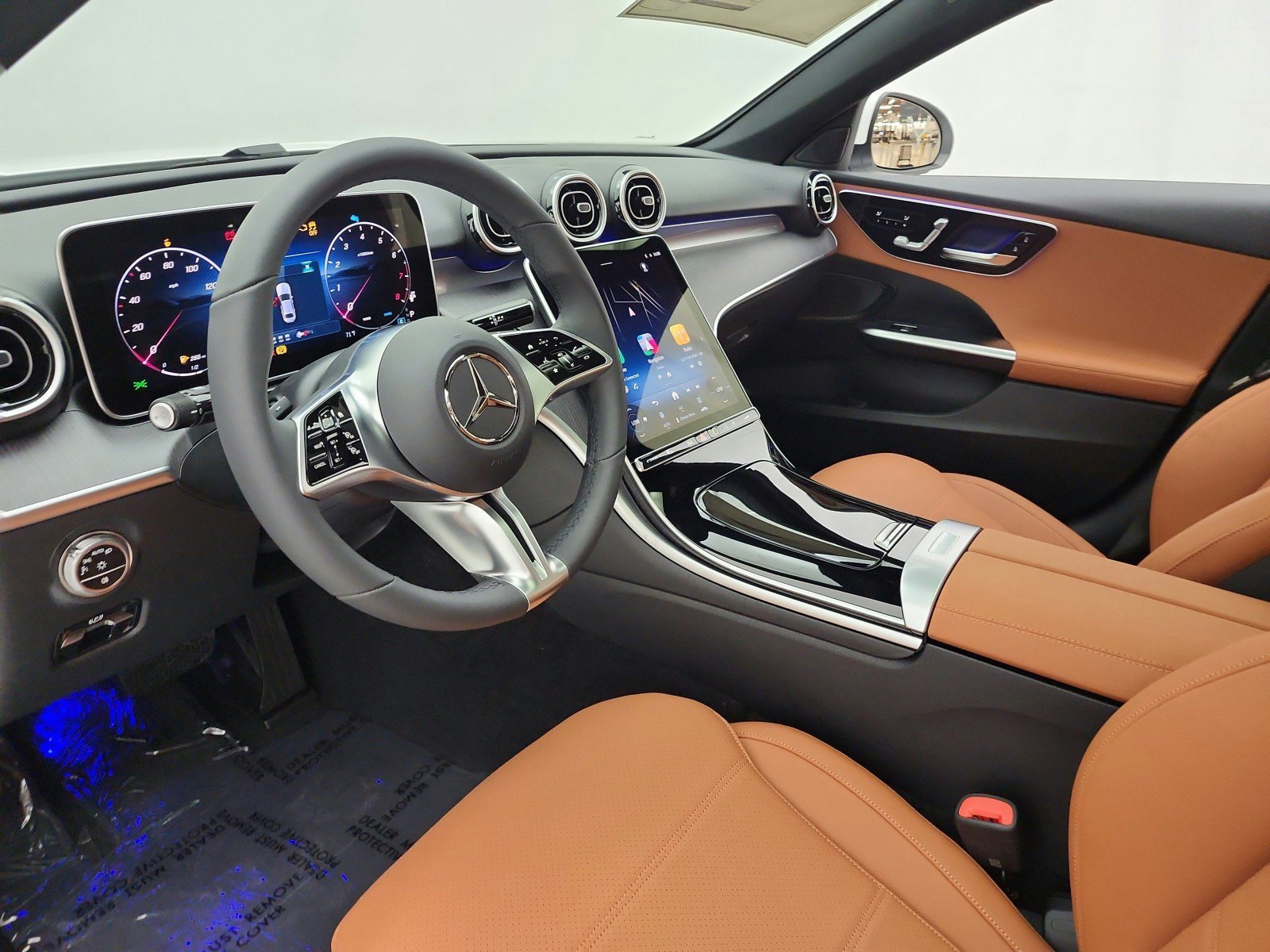 New 2026 MANUFAKTUR Moonlight White Metallic Mercedes-Benz C 300 Sedan image 41