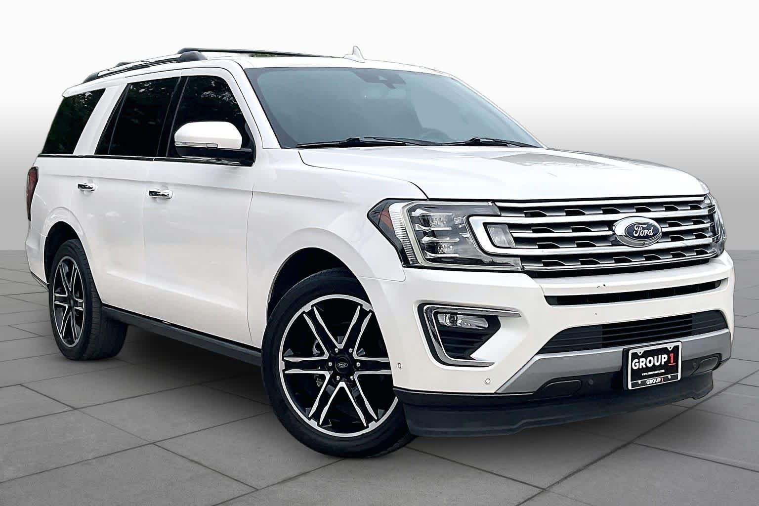 Used 2019 White Platinum Metallic Tri-Coat Ford Limited image 3