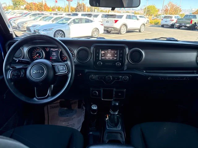 Used 2018 Blue Jeep Unlimited Sport image 17