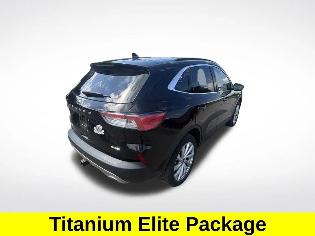 Used 2022 Black Ford Titanium image 5