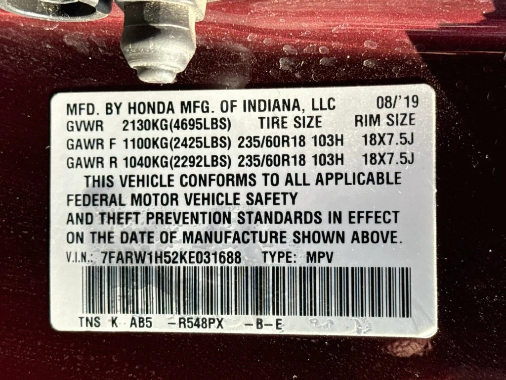 Used 2019 Red Honda EX image 39
