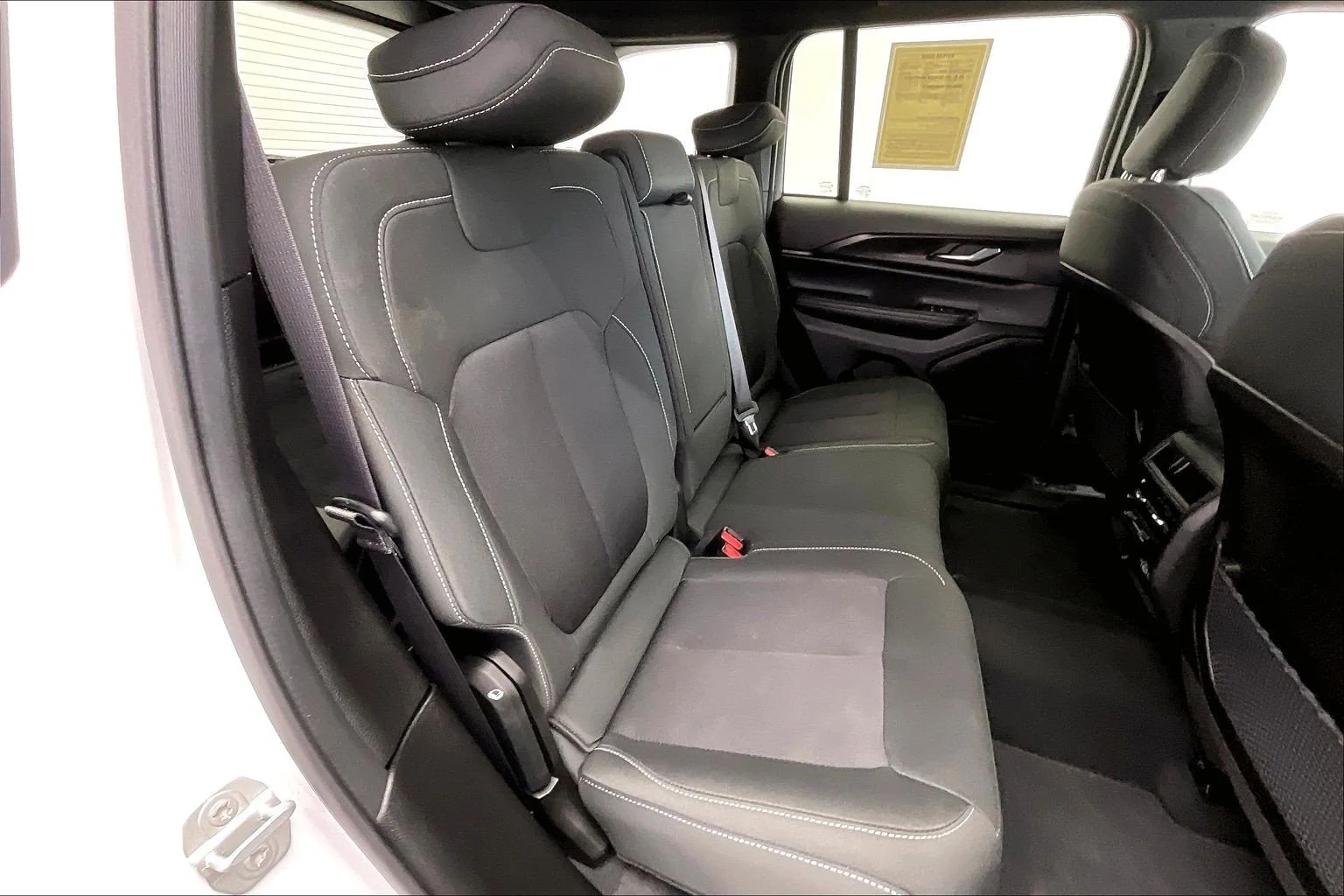 Used 2025 Bright White Clearcoat Jeep Laredo image 18