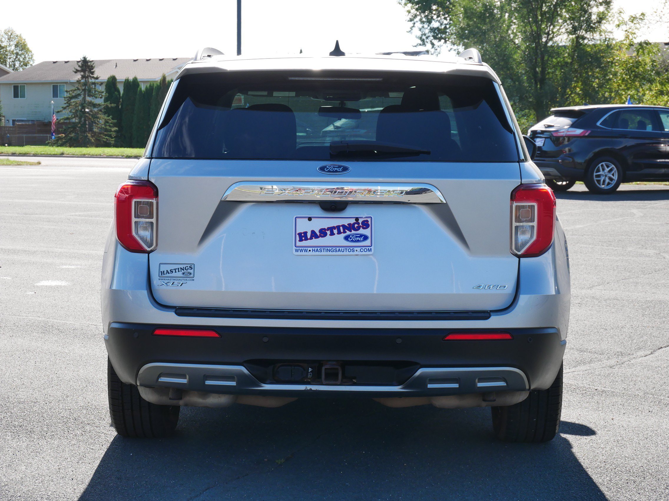 Used 2021 Iconic Silver Metallic Ford XLT image 4