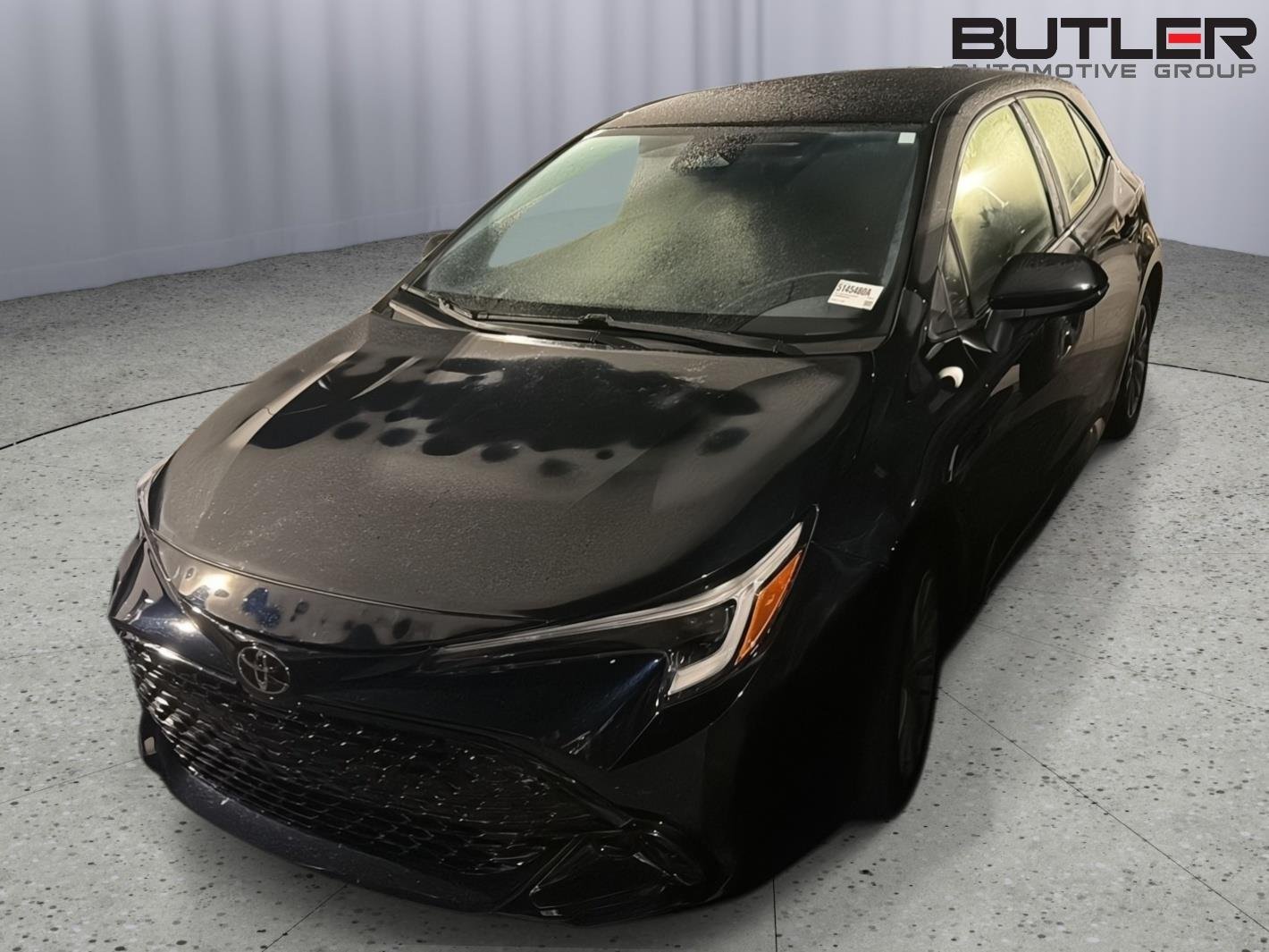 Certified Used 2025 Midnight Black Metallic Toyota SE image 1