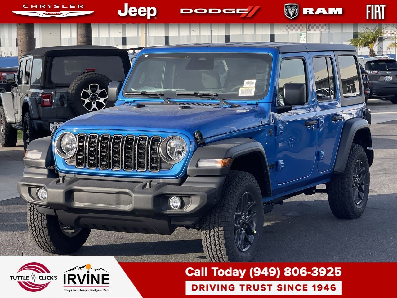 New 2026 Hydro Blue Pearlcoat Jeep Sport S image 3