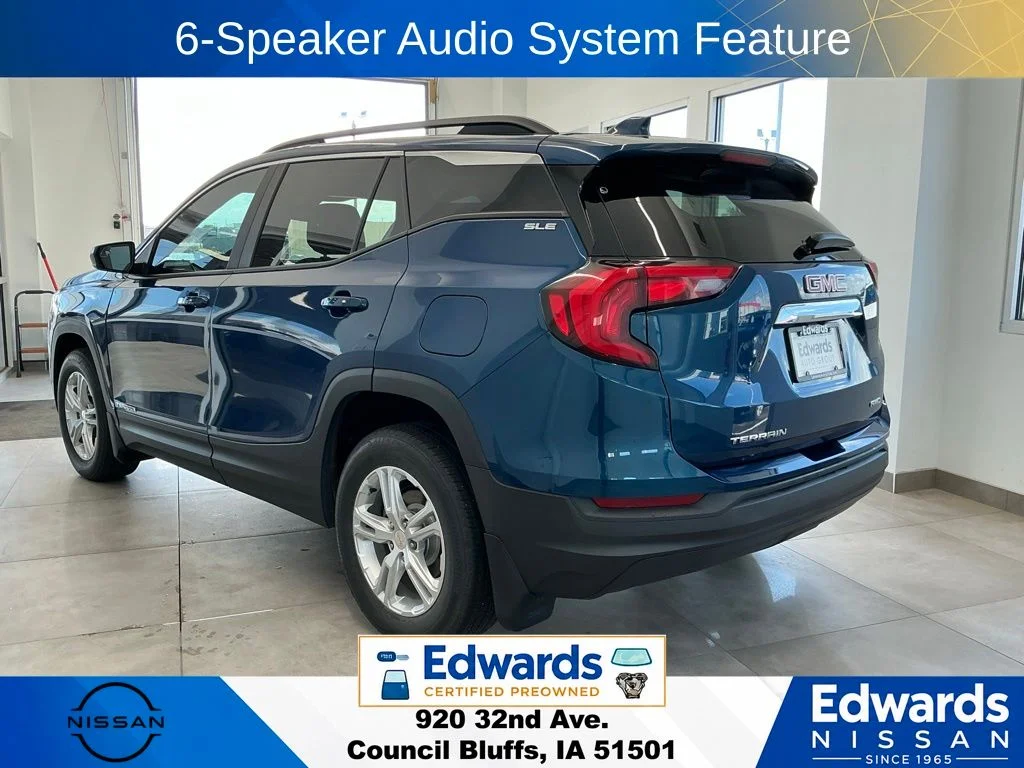 Used 2021 Blue GMC SLE image 6