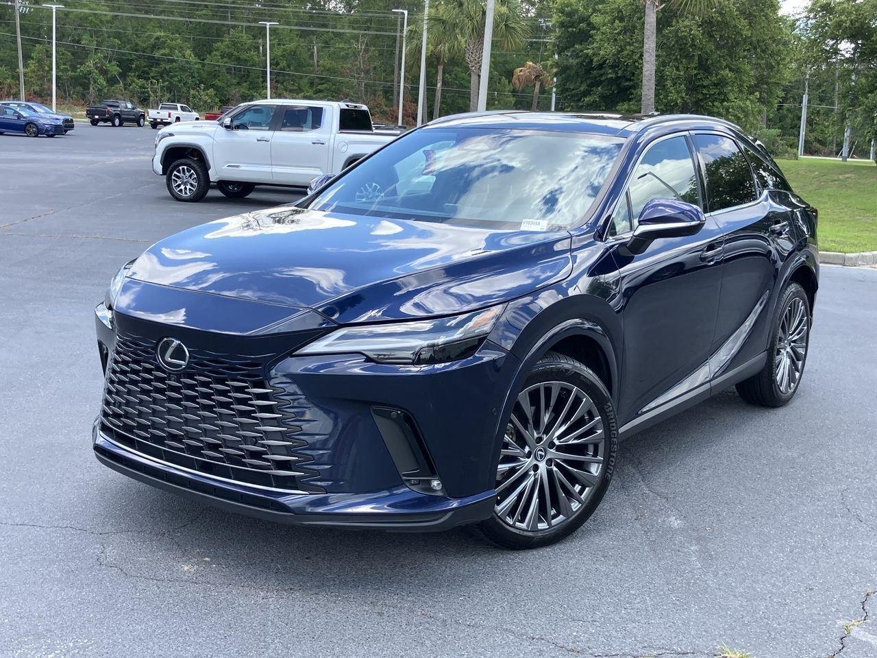 Used 2023 Blue (Nightfall Mica) Lexus 350 Luxury image 1