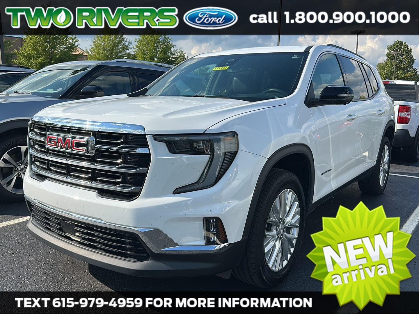 Used 2024 Summit White GMC AWD Elevation image 1