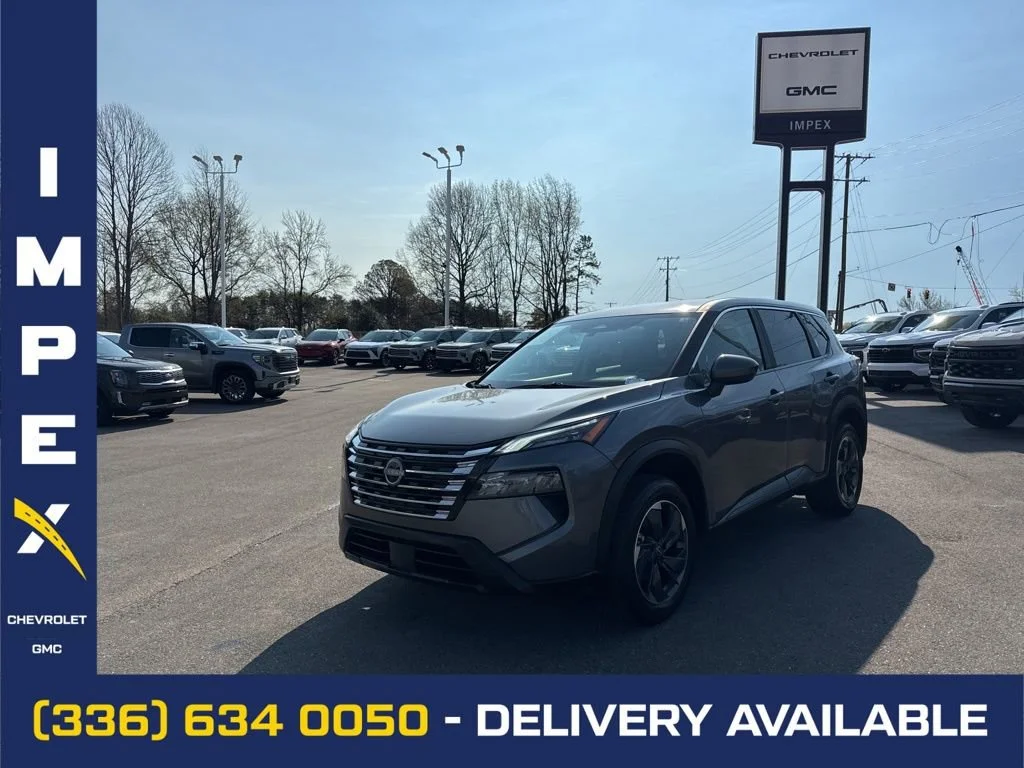 Gray 2025 Nissan Rogue SV FWD SUV / Crossover Front-Wheel Drive Automatic