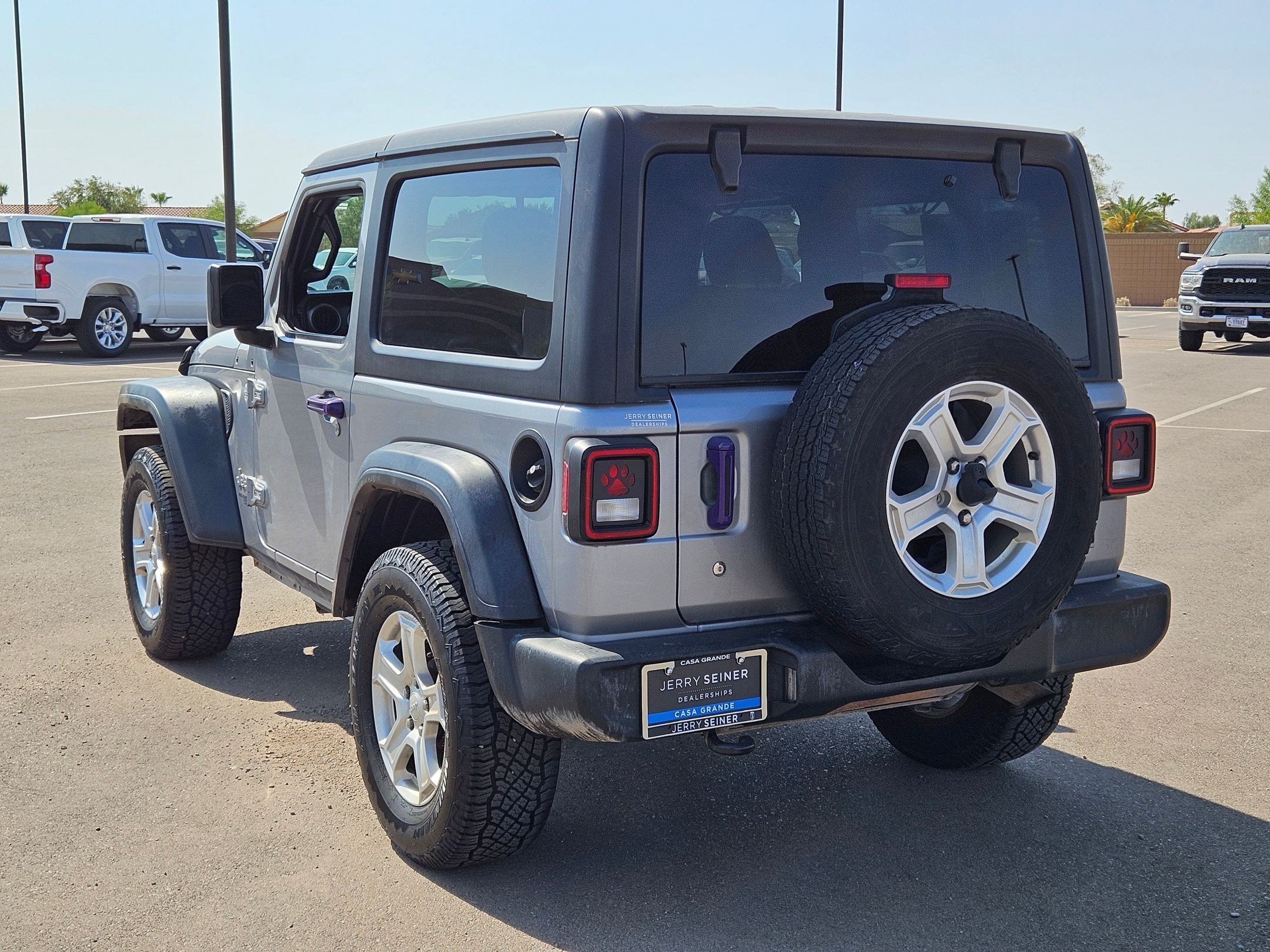 Certified Used 2020 Silver Jeep Sport S 4x4 image 3