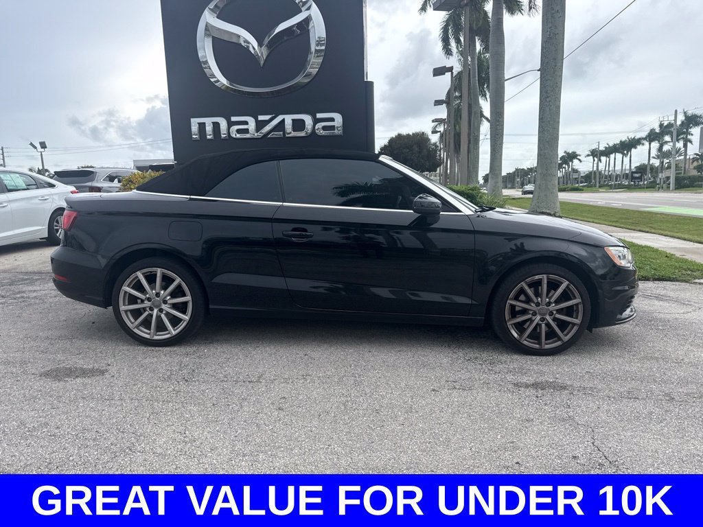 Used 2016 Audi A3 Cabriolet Premium with VIN WAU67LFF3G1089356 for sale in Delray Beach, FL