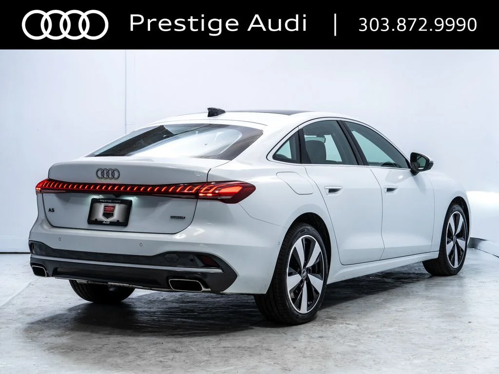 Used 2025 Glacier White Metallic Audi 2.0T Premium image 8