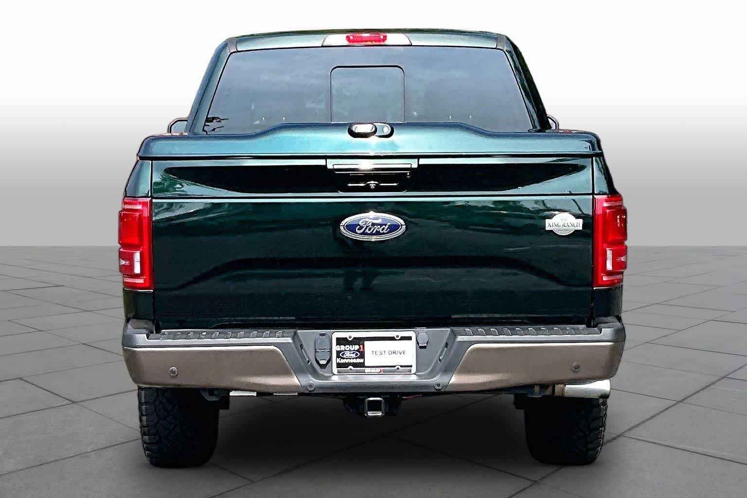 Used 2016 Green Gem Metallic/Caribou Metallic Ford King Ranch image 5