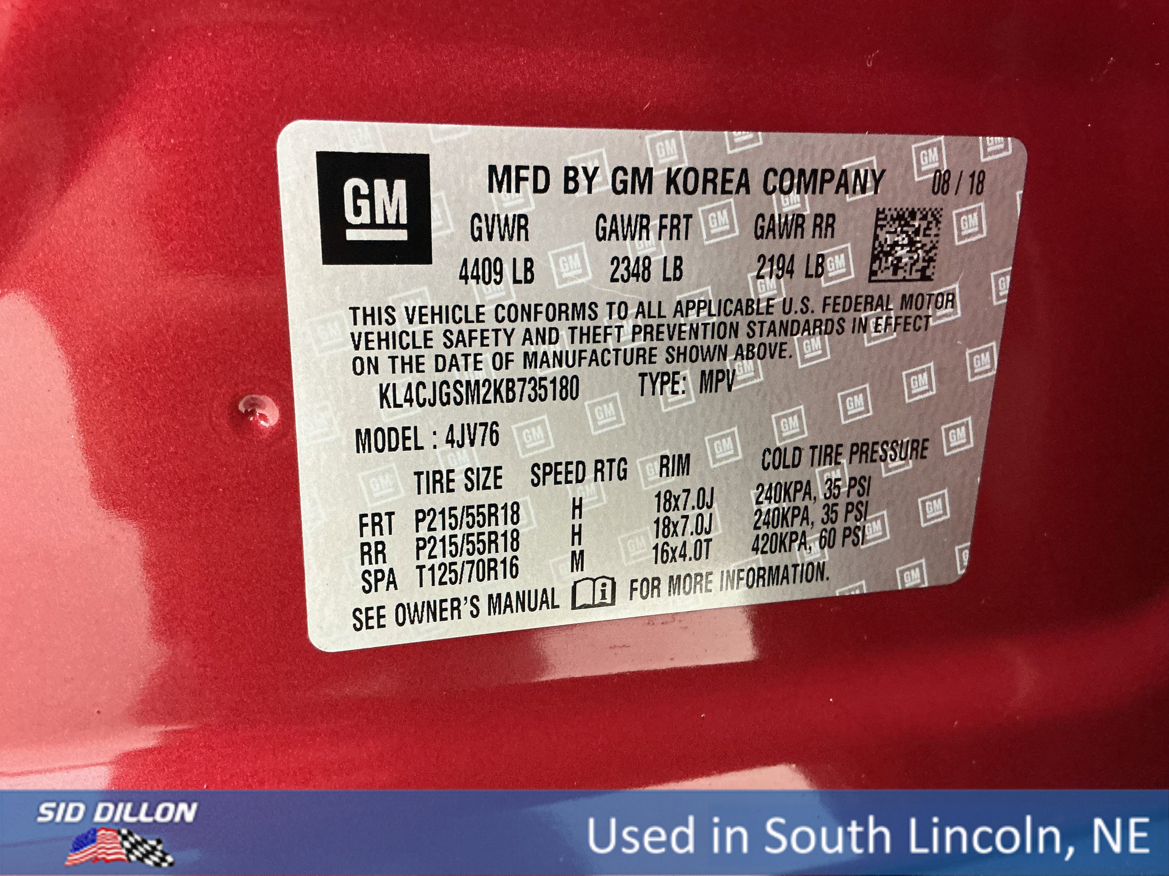 Used 2019 Winterberry Red Metallic Buick Essence image 14