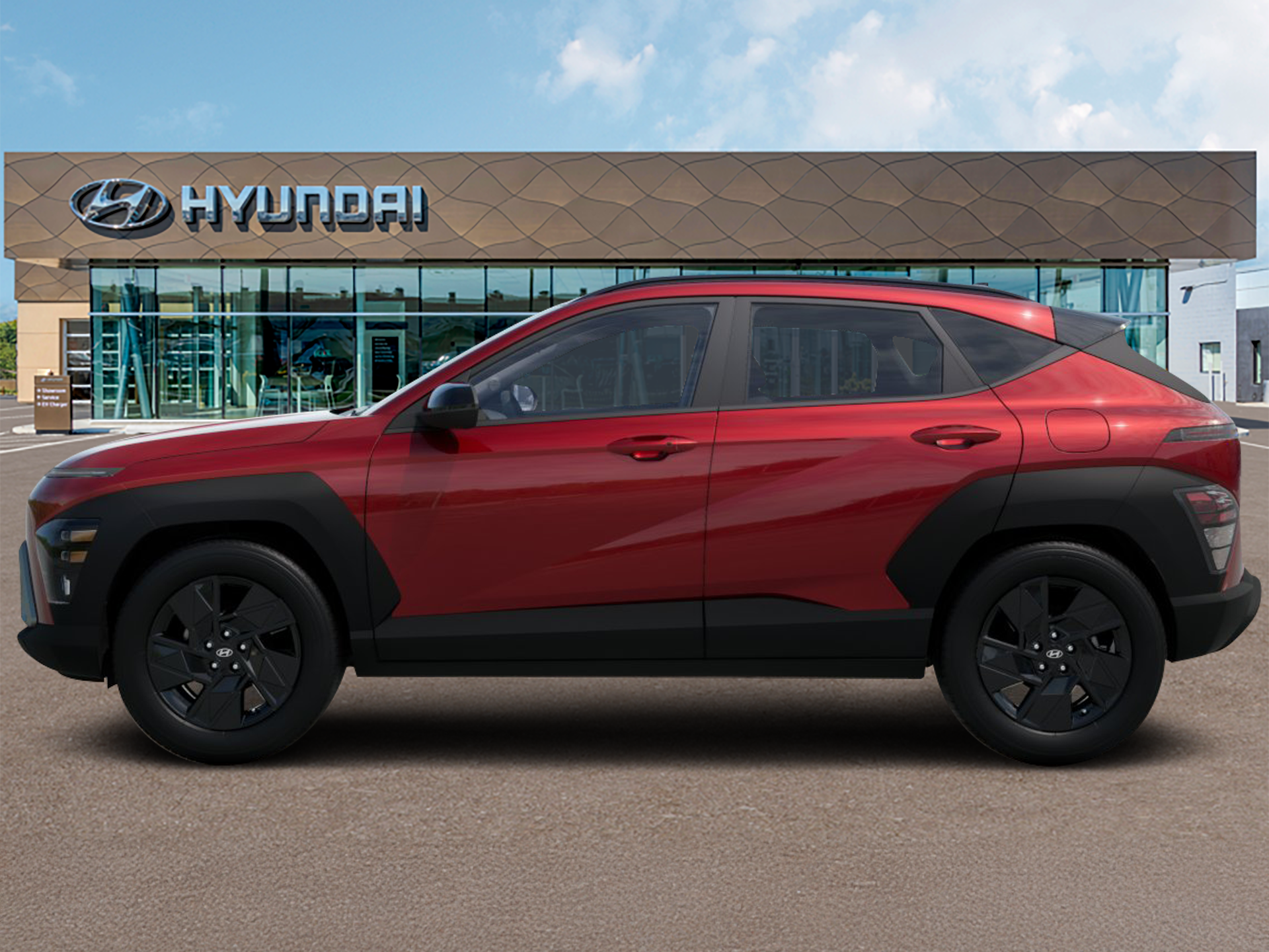 New 2027 Ultimate Red Metallic Hyundai SEL Sport FWD image 3