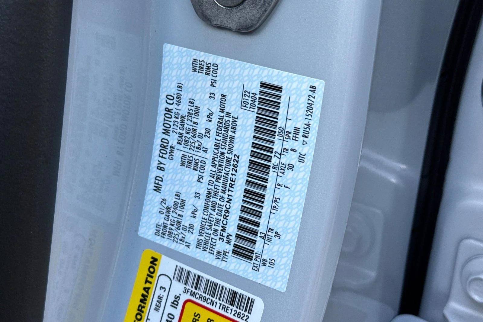 New 2026 Space White Metallic Ford Outer Banks® image 35