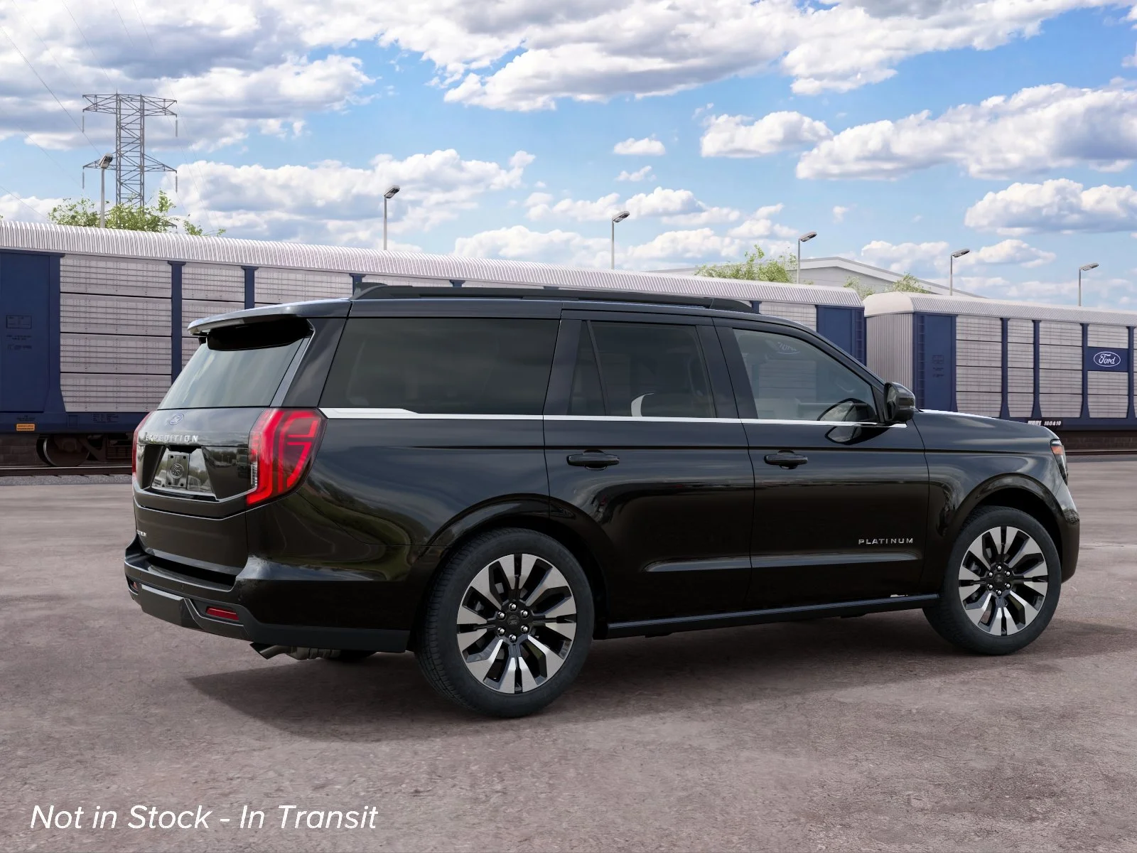 New 2027 Agate Black Metallic Ford Platinum image 6